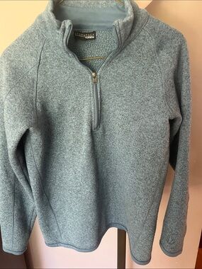 Sunice Women’s Heather Slate Blue Quarter-Zip Fleece Pullover